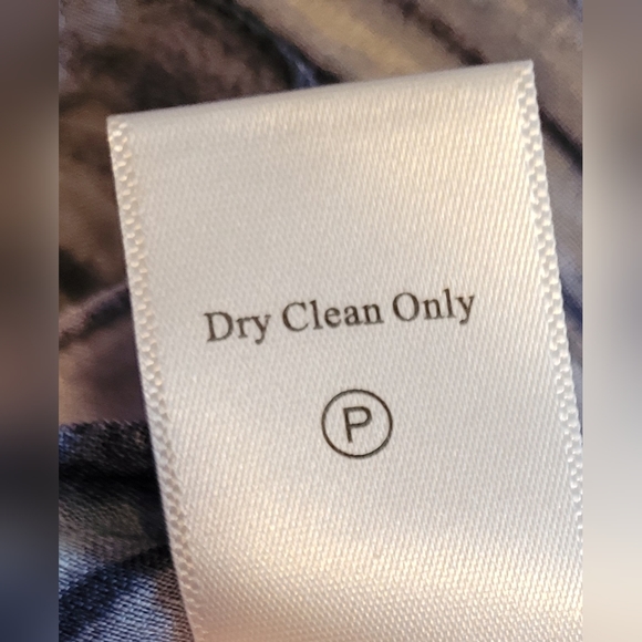 Coldwater Creek Purple Long Sleeve Shirt Petite Medium Rayon & Linen - Picture 6 of 6